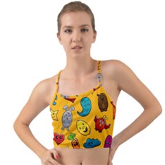 Graffiti Characters Seamless Ornament Mini Tank Bikini Top by Bedest