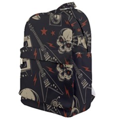 Grunge Seamless Pattern With Skulls Classic Backpack by Bedest