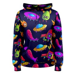 Space Pattern Women s Pullover Hoodie by Bedest