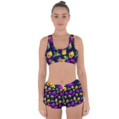 Space Patterns Racerback Boyleg Bikini Set by Bedest