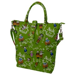 Seamless Pattern With Kids Buckle Top Tote Bag by Bedest