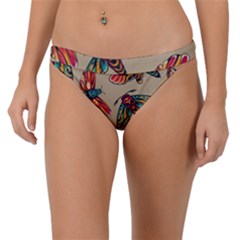 Tattoos Colorful Seamless Pattern Band Bikini Bottoms