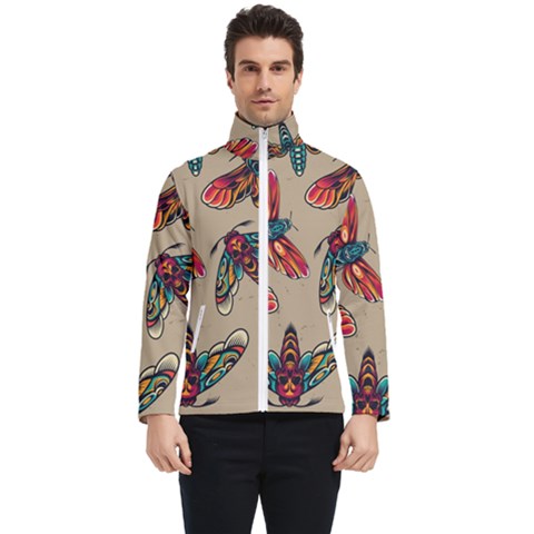 Tattoos Colorful Seamless Pattern Men s Bomber Jacket by Bedest