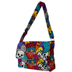 Graffiti Characters Seamless Pattern Full Print Messenger Bag (s) by Bedest