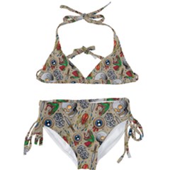 Tattoo Pattern Kids  Classic Bikini Set