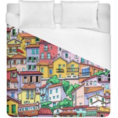 Menton Old Town France Duvet Cover (king Size)