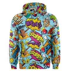 Comic Elements Colorful Seamless Pattern Men s Core Hoodie by Bedest