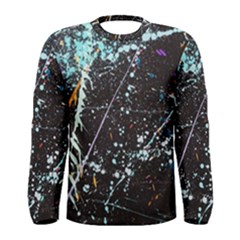 Abstract Colorful Texture Men s Long Sleeve T-shirt by Bedest