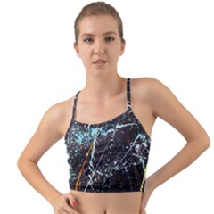 Abstract Colorful Texture Mini Tank Bikini Top by Bedest