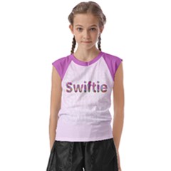 Taylor Swift 1989 Swiftie Pink Kids  Raglan Cap Sleeve T-shirt