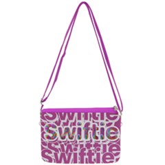 Taylor Swift 1989 Swiftie Pink 2 Double Gusset Crossbody Bag