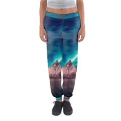 Amazing Aurora Borealis Colors Women s Jogger Sweatpants by Pakjumat