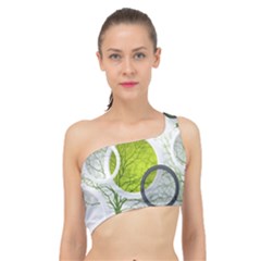 Circles Still Life Spliced Up Bikini Top  by Pakjumat