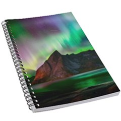 Aurora Borealis Nature Sky Light 5 5  X 8 5  Notebook by Pakjumat