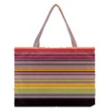 Neopolitan Horizontal Lines Strokes Medium Tote Bag View1