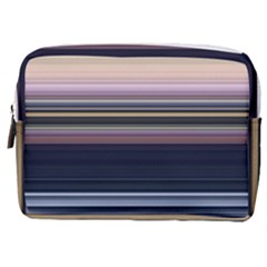 Horizontal Line Strokes Color Lines Make Up Pouch (medium) by Pakjumat