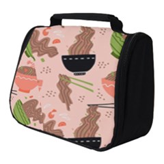 Japanese Street Food Soba Noodle In Bowl Full Print Travel Pouch (small) by Pakjumat