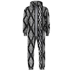 Tribal African Pattern Hooded Jumpsuit (men) by Pakjumat