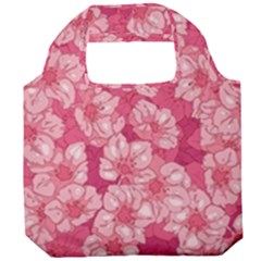Cute Pink Sakura Flower Pattern Foldable Grocery Recycle Bag by Pakjumat