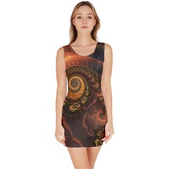 Paisley Abstract Fabric Pattern Floral Art Design Flower Bodycon Dress by Pakjumat