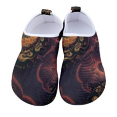 Paisley Abstract Fabric Pattern Floral Art Design Flower Women s Sock-style Water Shoes by Pakjumat