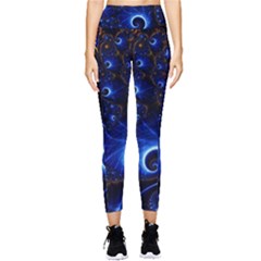 Abstract Design Art Pattern Wallpaper Shape Decoration Pocket Leggings 