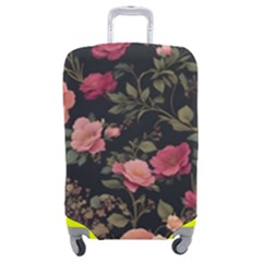 Flower Pattern Luggage Cover (medium) by Pakjumat