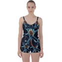 Organism Neon Science Tie Front Two Piece Tankini View1