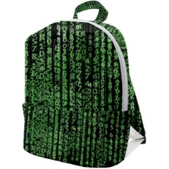 Matrix Technology Tech Data Digital Network Zip Up Backpack by Pakjumat