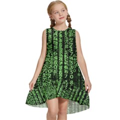 Matrix Technology Tech Data Digital Network Kids  Frill Swing Dress