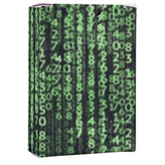 Matrix Technology Tech Data Digital Network Playing Cards Single Design (rectangle) With Custom Box by Pakjumat