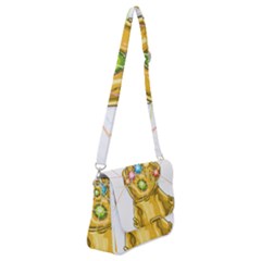 The Infinity Gauntlet Thanos Shoulder Bag With Back Zipper