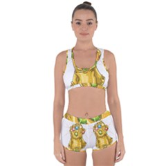 The Infinity Gauntlet Thanos Racerback Boyleg Bikini Set by Maspions