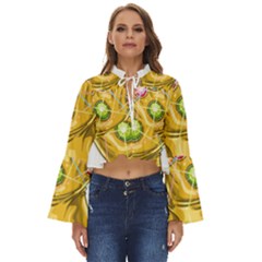 The Infinity Gauntlet Thanos Boho Long Bell Sleeve Top