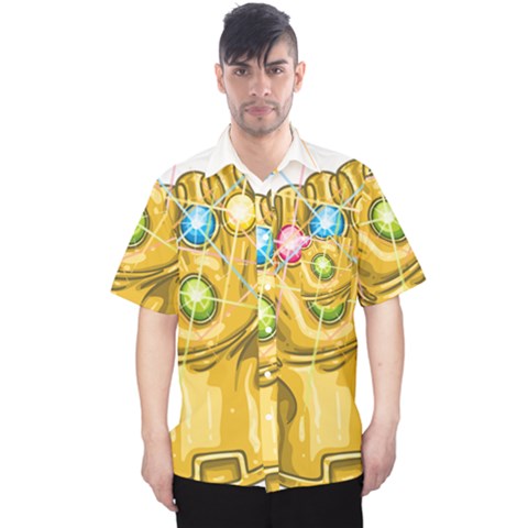 The Infinity Gauntlet Thanos Men s Hawaii Shirt by Maspions