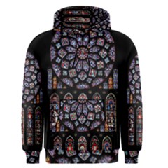 Chartres Cathedral Notre Dame De Paris Stained Glass Men s Core Hoodie