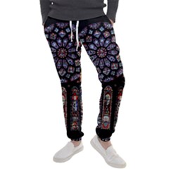 Chartres Cathedral Notre Dame De Paris Stained Glass Men s Jogger Sweatpants