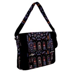 Chartres Cathedral Notre Dame De Paris Stained Glass Buckle Messenger Bag
