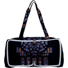 Chartres Cathedral Notre Dame De Paris Stained Glass Multi Function Bag