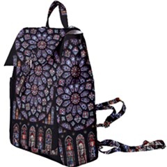 Chartres Cathedral Notre Dame De Paris Stained Glass Buckle Everyday Backpack