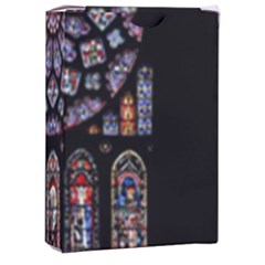 Chartres Cathedral Notre Dame De Paris Stained Glass Playing Cards Single Design (rectangle) With Custom Box