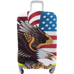 American Eagle Clip Art Luggage Cover (large)