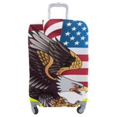 American Eagle Clip Art Luggage Cover (medium) by Maspions
