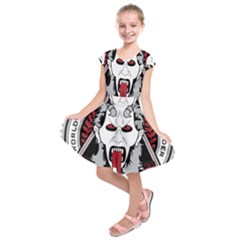 Krampus Kids  Short Sleeve Dress