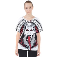 Krampus V-neck Dolman Drape Top