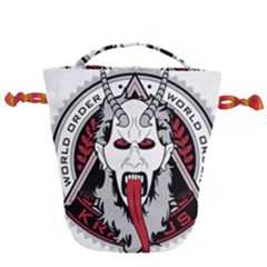 Krampus Drawstring Bucket Bag by Maspions