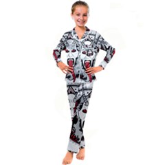 Krampus Kids  Satin Long Sleeve Pajamas Set