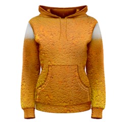 Beer Bubbles Pattern Women s Pullover Hoodie