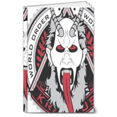 Krampus 8  X 10  Hardcover Notebook by Maspions