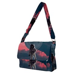 Astronaut Moon Space Nasa Planet Full Print Messenger Bag (m)